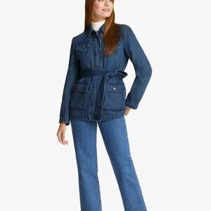 Draper James Blue Denim Jean Jacket Classic Fit